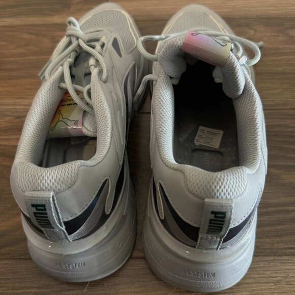 Men's PUMA RS-Fast Futurverse 11 Gray/Quarry 375618-02 Runners Sneakers NEW - Picture 3 of 5